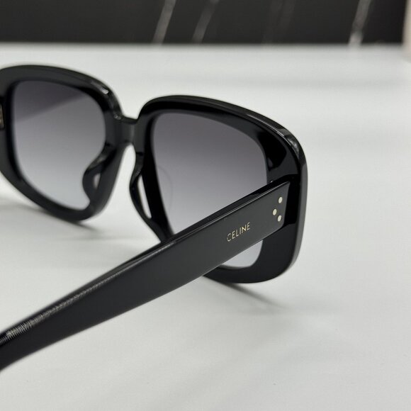 NEW CELINE CL40299U 01B BLACK GRAY WOMEN SUNGLASSES CELINE - Picture 7 of 10